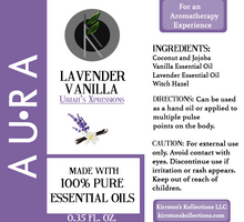 Load image into Gallery viewer, Aura (Lavender Vanilla Essential Oil Essence)