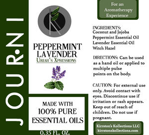 Journi (Peppermint Lavender Essential Oil Essence)